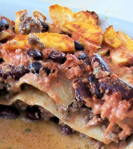 Apple beans and mince lasagne recipe