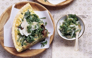 Beans with parmesan quiche Cake recipe