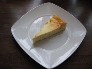 Cottage cheese and cream cheese cake with no ground