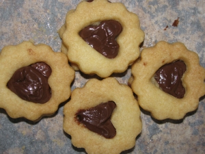 Easy chocolate hazelnut cream cookies Biscuits recipe