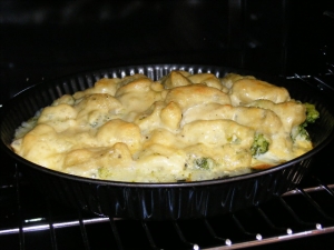 Gnocchi gratin with broccoli recipe
