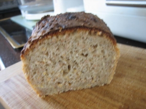 Grainswheat bread baked in the Flavor Wave Platinum Bread recipe