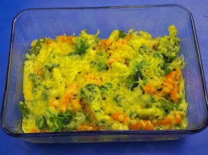 Mixed vegetables with spring herbs and cheese recipe