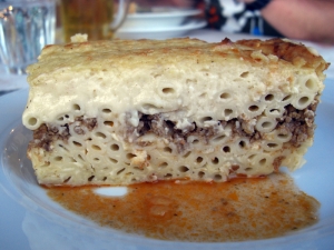 Pastizio Greek macaroni casserole Pasta Bake recipe