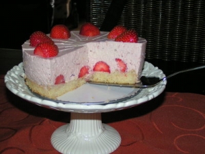 Small strawberry and mascarpone tart Strawberry Cake recipe