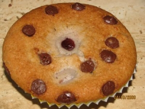 White Chocolatecreamcherry juice droplets Muffins Biscuits recipe