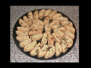 Biscotti almond biscuits Cookie recipe
