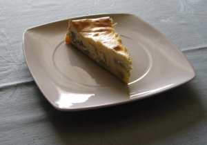 Rhubarb pie with cheese Pie recipe