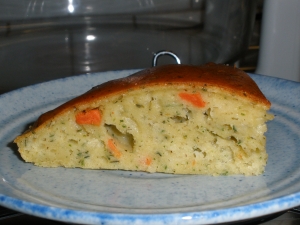 Tamani herb cake  baked in the Flavor Wave Oven