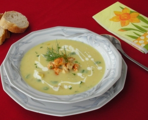 Celeriac cream soup