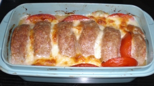 Beefsteak-tomatoes-and-mozzarella-gratin