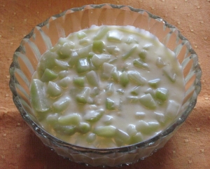 Kohlrabi with butter sauce
