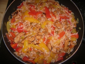 Vegetarian Chilli fried rice