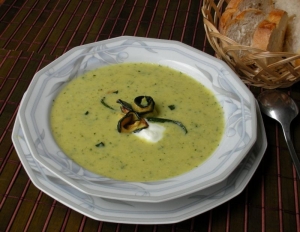 Zucchini soup from Bulgaria