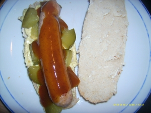 Vegetarian hot dogs
