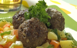 Meatballs With Potato Vegetables