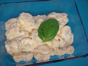 Potatoes In Cream With Brahmi Chervil And Basil