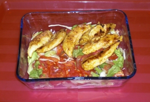 Salad With Chicken Breast Fillet