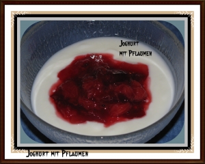 Yoghurt With Prunes