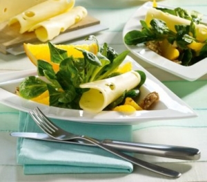 Fine Winter Salad With Cheese Slicers