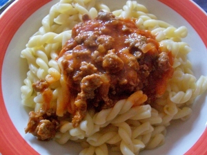 Pasta With Bolognese Sauce