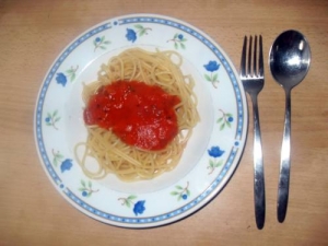 Spaghetti With Tomato Sauce Simple