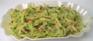 Cucumber Salad With Radishes