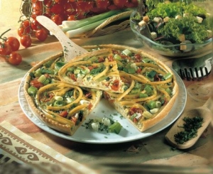 Macaroni Pie With Vegetables