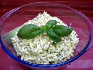 Pasta Salad With Cheese Sauce