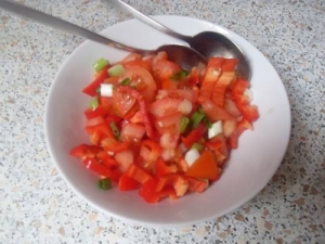 Pepper And Tomato Salad