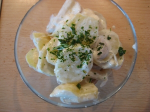 Potato Salad With Mushrooms And Asparagus