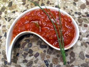 Tomato and pepper dip