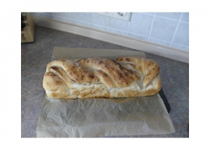 Braided Bread with cheese filling Cake recipe