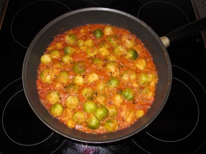 Brussels sprouts with tomatoes Other recipe