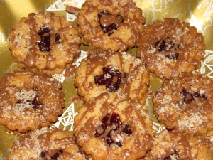 Cherryvanillahazelnut cookies Biscuits recipe