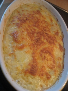 Chicory casserole with cheese recipe