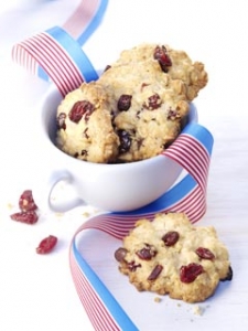 Cranberry cookies from the US Biscuits recipe