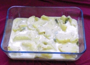 Creamed potatoes with leeks Potato gratin recipe
