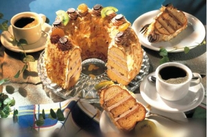 Frankfurt crown cake with chocolate butter cream Cake recipe