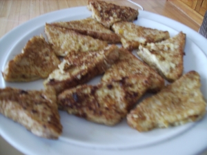 French toast with maple syrup Bread recipe