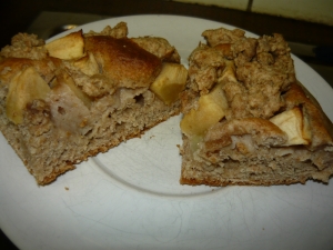 Fullgrain apple cake with crumble Apple pie recipe