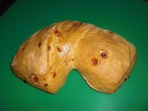 Grilled crust bread for a picnic or barbecue Bread recipe