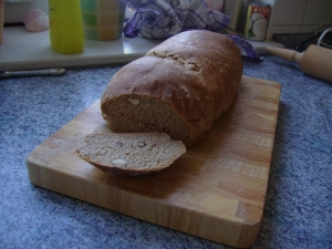 Hazelnut bread a la Green Lady Bread recipe