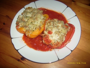 Peppers with a vegetarian filling Other recipe