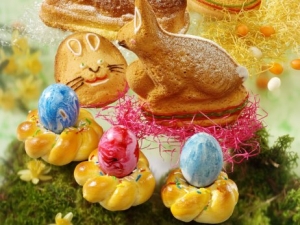 Wreaths Easter with Easter eggs Biscuits recipe