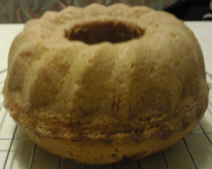 Yogurt cake baked in the Flavor Wave Oven Cake recipe