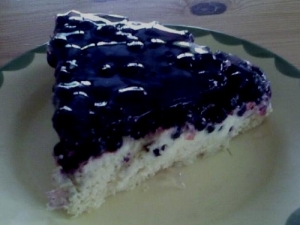 Blueberry cake Pie recipe