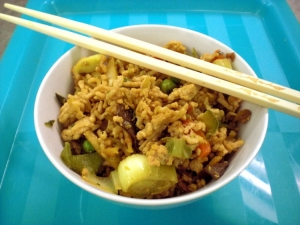 Chinese eggs rice Hearty and delicate recipe