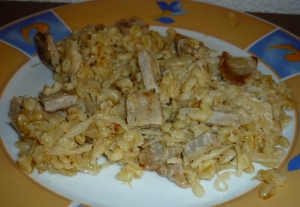 Ebly cutlet pan with sauerkraut
