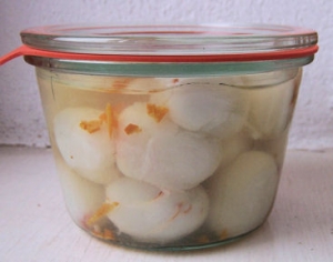 Lychee Compote with Orange